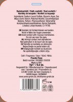 7g Badekonfetti "Powder Rose" auf Blisterkarte rosa mit Herzfenster