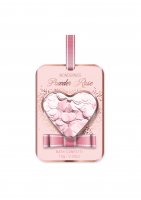 7g Badekonfetti "Powder Rose" auf Blisterkarte rosa mit Herzfenster